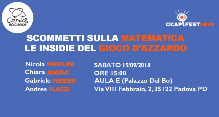 CICAP Fest 2018: “Scommetti sulla matematica. Le insidie del gioco d’azzardo”