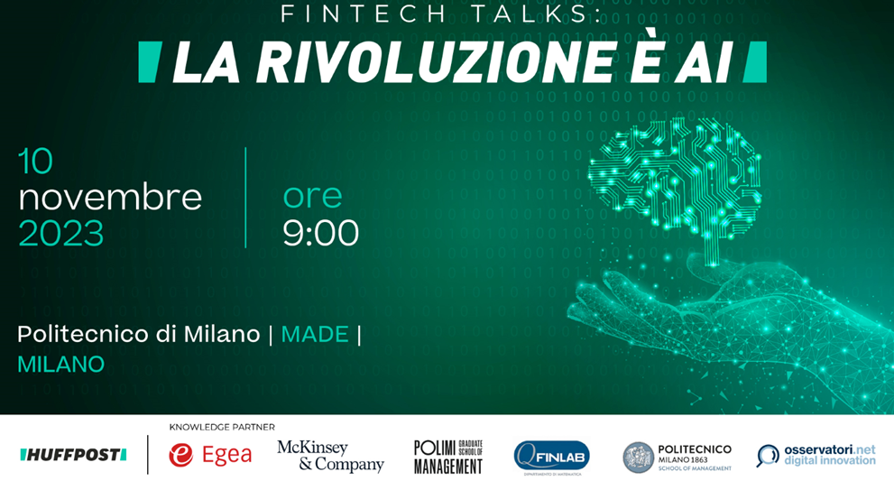 Fintech Talks: la rivoluzione è AI